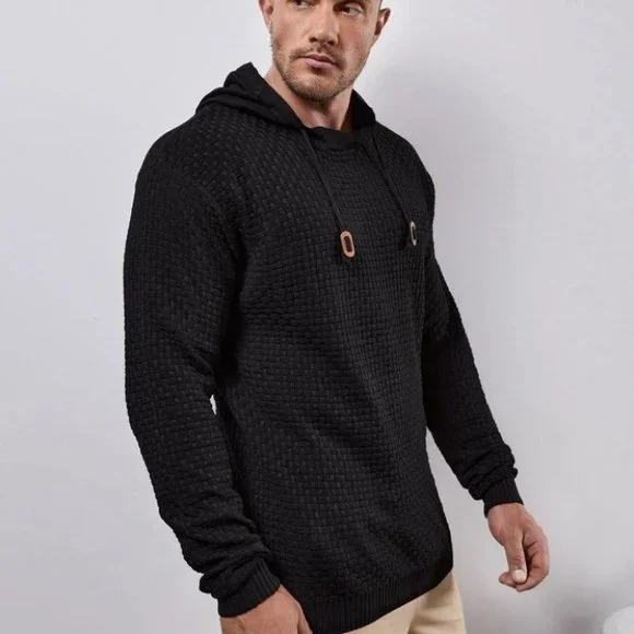 Black Mens Sweater - Picture 4 of 5